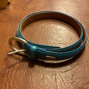 Turquoise Lauren Ralph Lauren belt